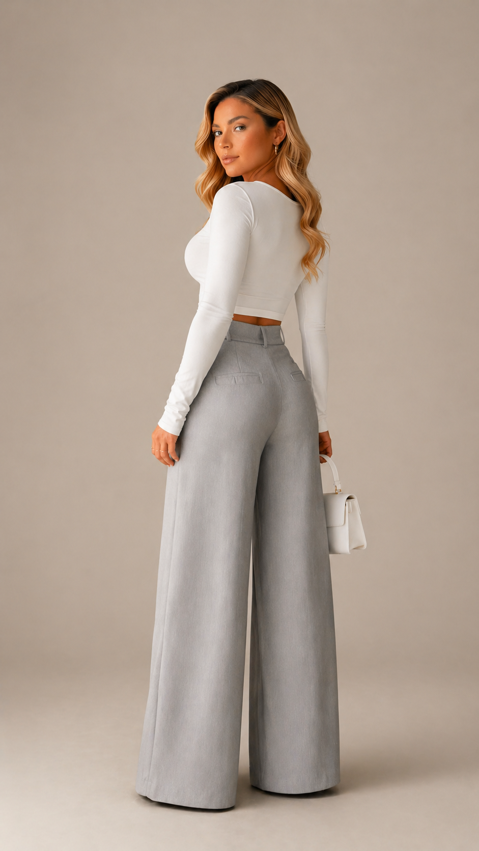 AVALISSE WIDE-LEG TAILORED PANTS
