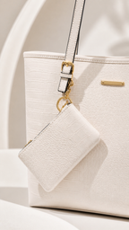 BIANCA CROC TOTE SET