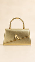 ALESSIA GOLD HANDLE BAG