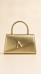 ALESSIA GOLD HANDLE BAG