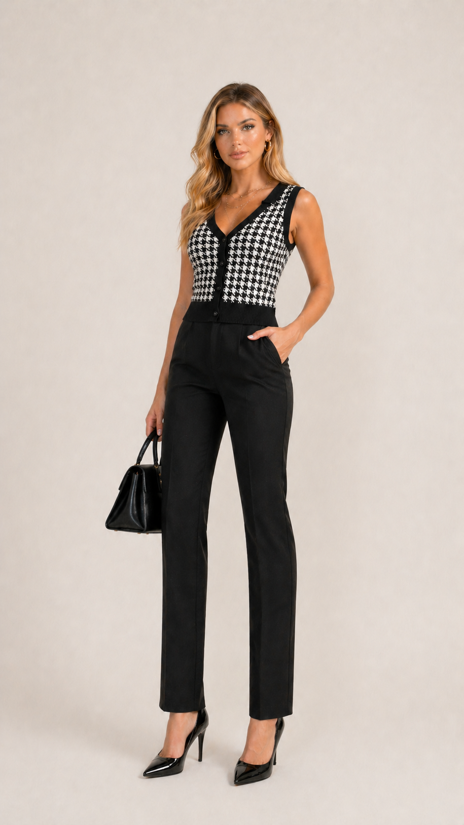 LOTUS TAILORED VEST SET